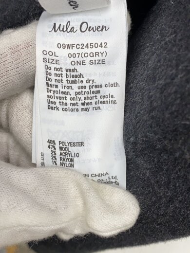 商品画像：コート/one/ポリエステル/GRY/09WFC245042 4