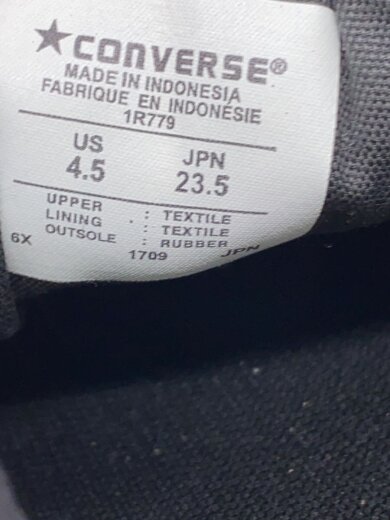 商品画像：ローカットスニーカー/23.5cm/BLK/1R779// 5