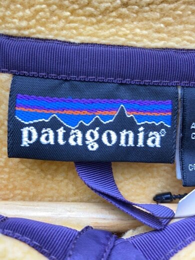 画像：patagoniaフリースジャケット/M/ポリエステル/YLW/25450/ジャマイカ製/90s//3