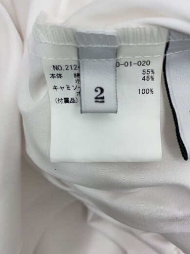 画像：LOULOU WILLOUGHBYシャツワンピース/2/コットン/WHT/212420-14-130-01-0204