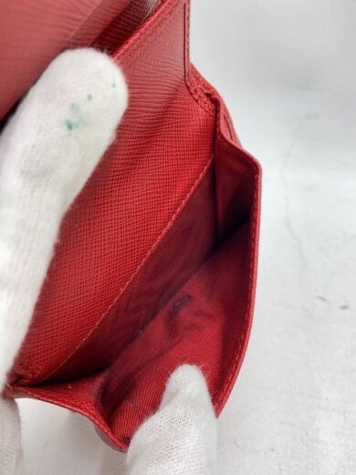 商品画像：2つ折り財布/レザー/RED/無地/レディース/1MV204-QHH 5