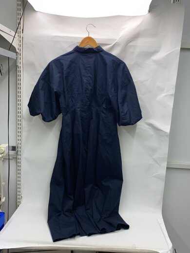 商品画像：WAIST DESIGN VOLUME ONEPIECE/1/コットン/NVY/18112-5072 2