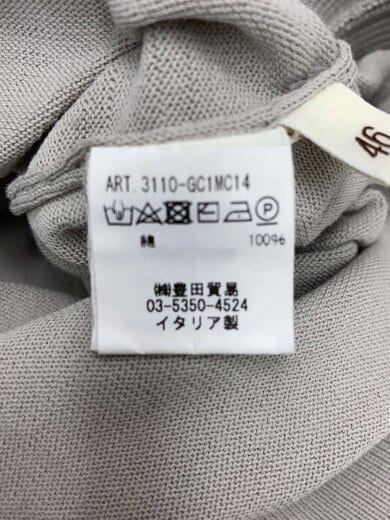 商品画像：ニット・セーター(薄手)/46/コットン/GRY/3110-GC1MC14 5