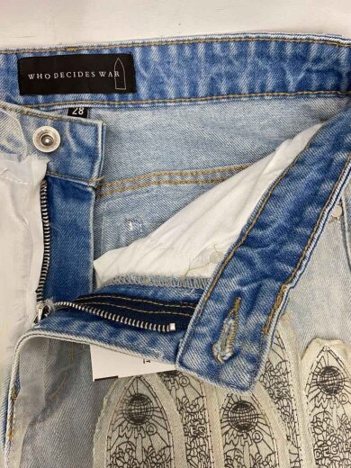 商品画像：wdw winged organza denim/ストレートパンツ/28/コットン/IDG 3