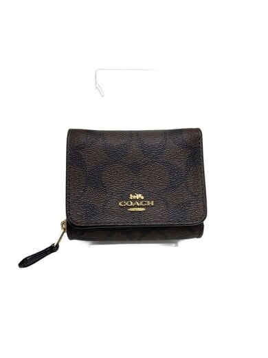 商品画像：3つ折り財布/PVC/BRW/レディース 1