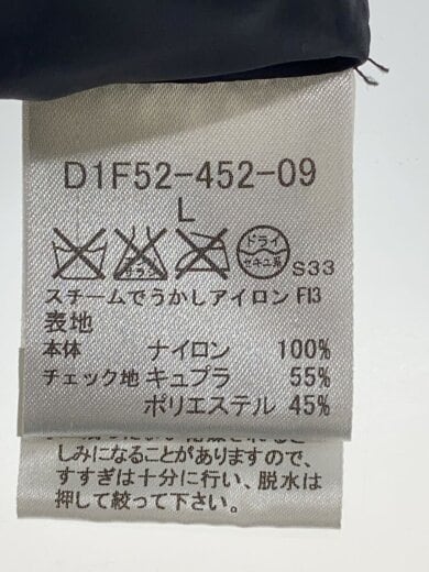 商品画像：ダウンベスト/L/ナイロン/BLK/無地/D1F52-452-09 4