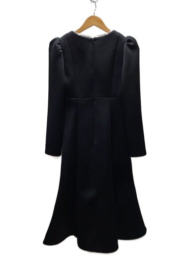 商品画像：ボンディングワンピース/長袖ワンピース/36/ポリエステル/BLK/無地/CWC0225023// 2