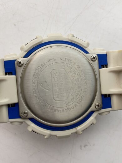 画像：CASIOCASIO/カシオ/クォーツ腕時計/デジタル/ラバー/ブラック/ホワイト/GA-100B3