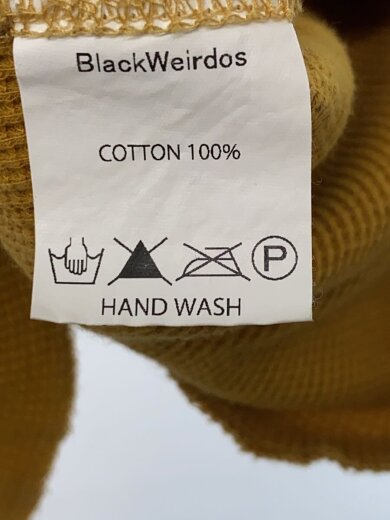 商品画像：Black Welrdos/ブラックウィドー/サーマルレイヤードスウェット/スウェット/L/コットン/イエロー 4