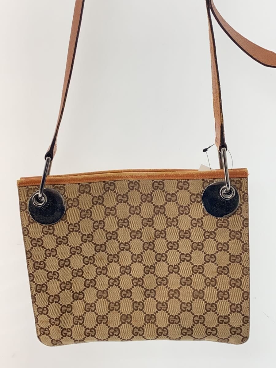 GUCCI / ショルダーバッグ_GGキャンバス/キャンバス/ブラウン/総柄