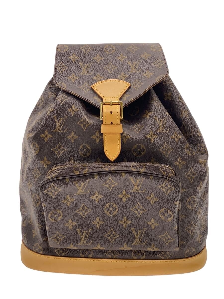 LOUIS VUITTON / モンスリ_モノグラム・キャンバス/PVC/BRW/総柄