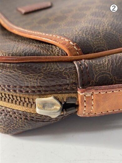 商品画像：セカンドバッグ/PVC/ブラウン/総柄/JMB11/マガダム柄/ロゴ/ポーチ/クラッチバッグ 7