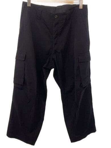 商品画像：カーゴパンツ/2/アセテート/ブラック/無地/MZ-P25-502 1