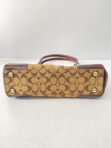 商品画像：ハンドバッグ/キャンバス/ブラウン/総柄/11062/シグネチャー/ 4