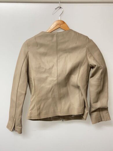 商品画像：シングルライダースジャケット/36/羊革/BEG/NL82BLS002SH 2