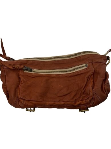 商品画像：ショルダーバッグ/レザー/オレンジ 1