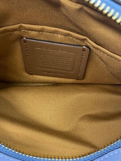 商品画像：ジェスクロスボディ_ホース・アンド・キャリッジ_カラーブロック_ネイビーレザー/ベージュ 6