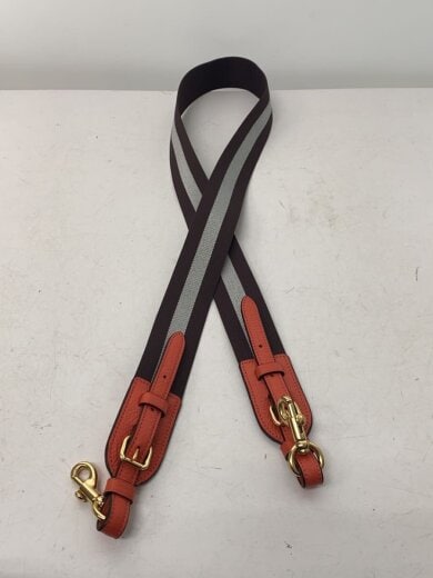 商品画像：ジェスクロスボディ_ホース・アンド・キャリッジ_カラーブロック_ネイビーレザー/ベージュ 7