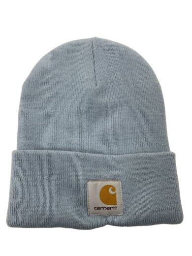 商品画像：ニットキャップ/--/BLU/無地/メンズ 1