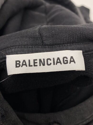 商品画像：パーカー/XS/コットン/ブラック/無地/TS49 578135/ウォッシュ加工/ロゴ/プリント 3