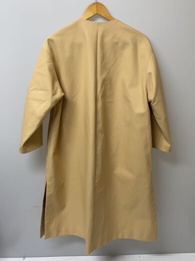 商品画像：コート/34/コットン/BEG/無地/6525-299-0682/ノーカラー/コットンツイル/ 2