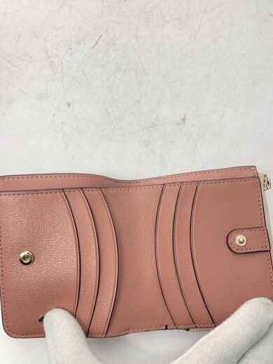 商品画像：2つ折り財布/レザー/ベージュ/レディース/PWR00282// 4