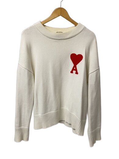 商品画像：ニット・セーター(薄手)/L/コットン/WHT 1