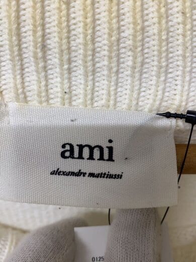 商品画像：ニット・セーター(薄手)/L/コットン/WHT 3