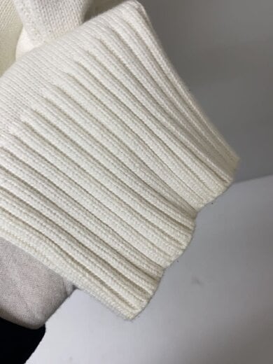 商品画像：ニット・セーター(薄手)/L/コットン/WHT 7