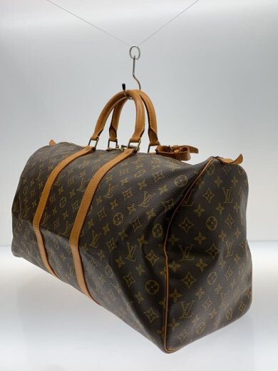 商品画像：キーポル50_モノグラム・キャンバス/PVC/BRW/総柄 2