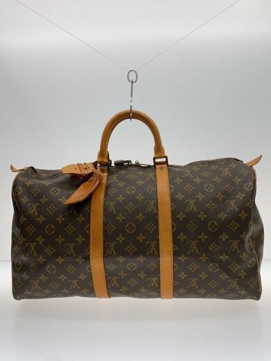 商品画像：キーポル50_モノグラム・キャンバス/PVC/BRW/総柄 3