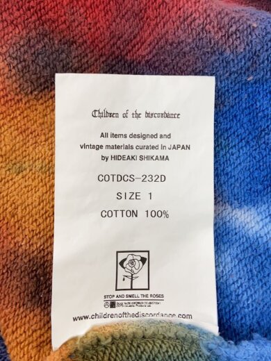 商品画像：パーカー/1/コットン/マルチカラー/総柄/COTDCS-232D 4