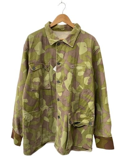 商品画像：フィンランド軍/M-62/リバーシブル/ミリタリージャケット/総柄/コットン/GRN/カモフラ/迷彩 1