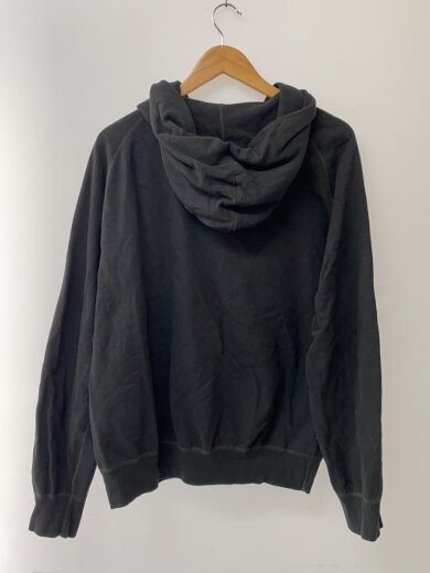 商品画像：ジップパーカー/2/コットン/BLK/Z01-05027/フード/無地/// 2