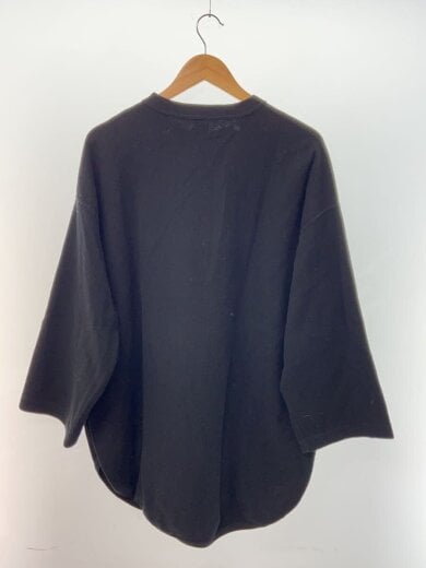 商品画像：7分袖カットソー/クルーネック/コットン/BLK/bROOTS23S18/無地// 2