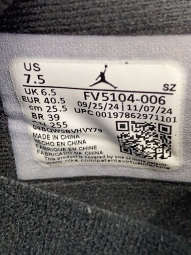 商品画像：AIR JORDAN 11 RETRO LOW_エアジョーダン11 レトロ ロー/25.5cm/BLK 5