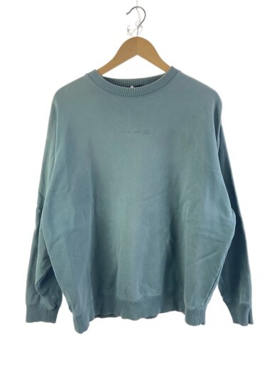 商品画像：スウェット/M/コットン/BLU/無地/WDS-M＆S-02 1