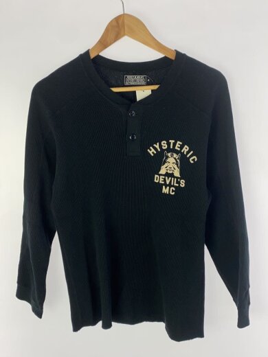 商品画像：長袖Tシャツ/M/コットン/BLK/無地/02251CS03 1