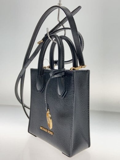 商品画像：ハンドバッグ/レザー/BLK/無地/35S1GM9TOL 2