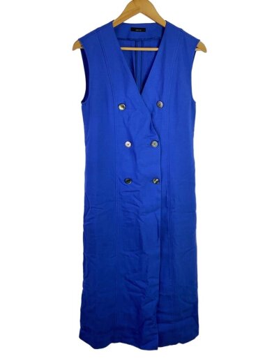 商品画像：ノースリーブワンピース/2/レーヨン/BLU/無地/202310-14-320-61-020 1