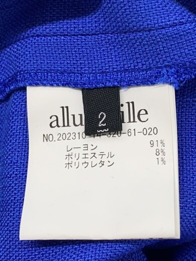 商品画像：ノースリーブワンピース/2/レーヨン/BLU/無地/202310-14-320-61-020 4