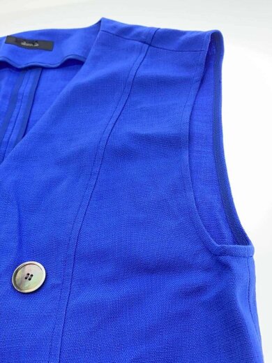 商品画像：ノースリーブワンピース/2/レーヨン/BLU/無地/202310-14-320-61-020 5