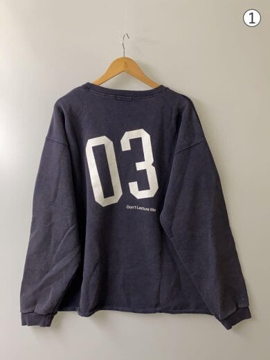 商品画像：スウェット/XL/コットン/NVY/無地/WDS-CS-332// 2