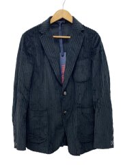 テーラードジャケット/50/コーデュロイ/黒/太畝/