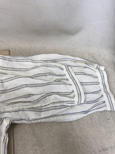 商品画像：ブラウス/FREE/リネン/WHT/ホワイト/ストライプ/13121031 5