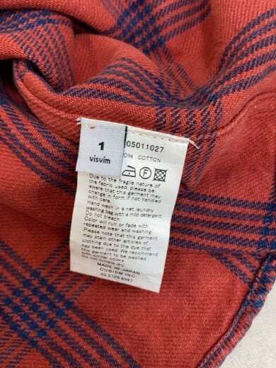 商品画像：長袖シャツ/1/コットン/RED/チェック/0115105011027/ヴィズヴィム/赤 4