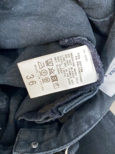 商品画像：オーバーオール/36/コットン/BLK/無地/22-040-900-0820-3-0 6