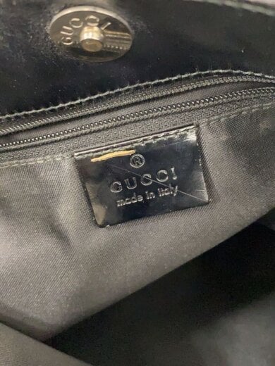 商品画像：GG柄/001.3166/持ち手部分劣化有/擦れ有/ショルダーバッグ/ナイロン/BLK 5