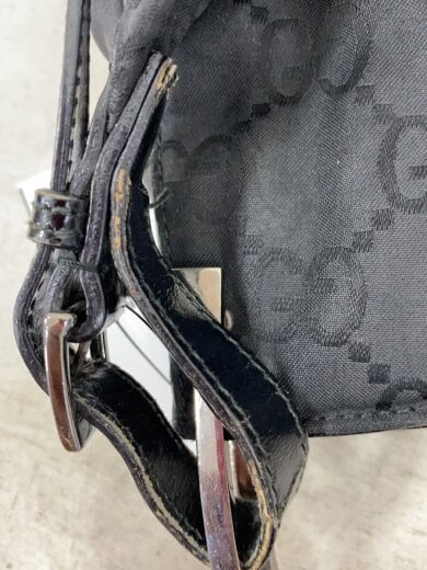 商品画像：GG柄/001.3166/持ち手部分劣化有/擦れ有/ショルダーバッグ/ナイロン/BLK 7