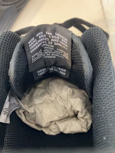 商品画像：ローカットスニーカー/US10.5/ブラック/フェイクレザー 5